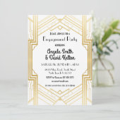 Invitation Les années 1920 de Gatsby d'invitations de (Debout devant)