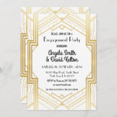 Invitation Les années 1920 de Gatsby d'invitations de (Devant / Derrière)