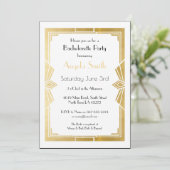 Invitation Les années 1920 de partie de Bachelorette de Fête (Debout devant)