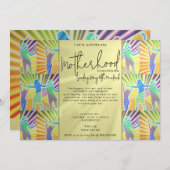 Invitation les années 70 Disco Retro Script Dîner de fête des (Devant / Derrière)