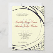 Invitation Les Aristochats Noirs - passion française (Dos)