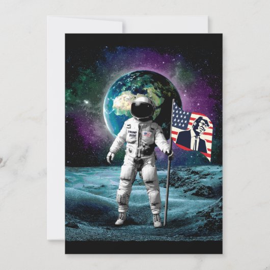 Invitation Les astronautes pour Trump 2024 (Devant)