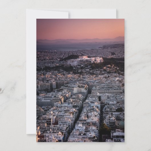 INVITATION LES ATHÈNES IMPRESSIONNANTES (Devant)