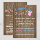 Invitation Les attraits ou le genre en bois de dentelle (Devant / Derrière)