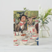 Invitation Les Aventures d'Alice au Pays des Merveilles Thé V (Debout devant)