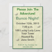 Invitation Les aventures de Bunco Babes Edition #2 (Dos)