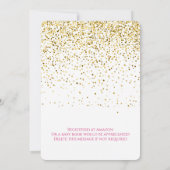 Invitation Les ballons de coeur Baby shower de Valentine (Dos)