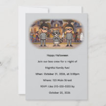 Les Bandits Raton Laveur d'Halloween