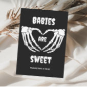 Invitation Les bébés gothiques sont Baby shower d'Halloween d