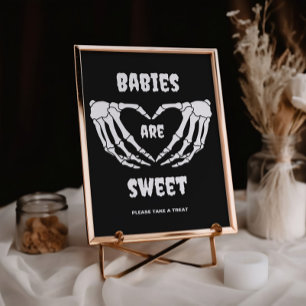 Invitation Les bébés gothiques sont Baby shower d'Halloween d