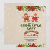 Invitation Les biscuits de pain d'épices de Noël révèlent l'i (Devant / Derrière)