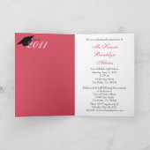 Invitation Les blocs modernes ont plié l'invitation (Intérieur)