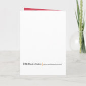 Invitation Les blocs modernes ont plié l'invitation (Dos)