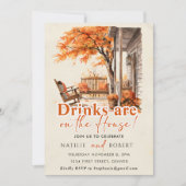 Invitation Les Boissons Sont Sur La Chambre House House House (Devant)