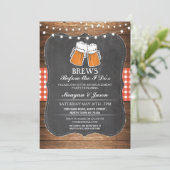 Invitation Les brasses avant l'Invitation de la partie I Do (Debout devant)