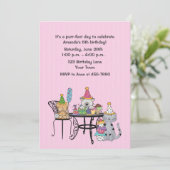 Invitation Les chats d'anniversaire (Debout devant)