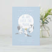 Invitation Les choses sauvages | Au-dessus du Baby shower des (Debout devant)