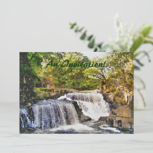 INVITATION LES CHUTES D'EAU (Debout devant)