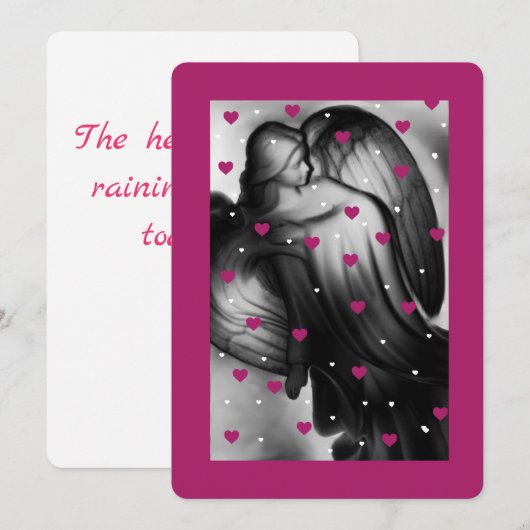 Invitation Les Cieux Pleurent Des Coeurs Aujourd'Hui (Devant / Derrière)