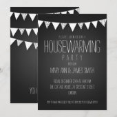 Invitation Les coeurs de la fête du réchauffement des foyers  (Devant / Derrière)