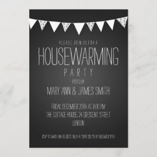 Invitation Les coeurs de la fête du réchauffement des foyers