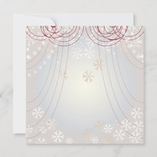 Invitation Les Coeurs rouges sur le parti des Valentines blan (Dos)