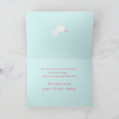 Invitation Les colombes de Fête des mariées, religieuses (Intérieur)