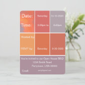 Invitation Les Colors du Mexique (Debout devant)