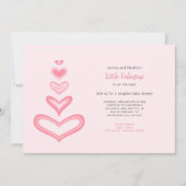 Invitation Les couples de Little Valentine baby shower (Devant)