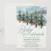 Invitation Les couples d'hiver en plein air ne font pas de di (Devant / Derrière)