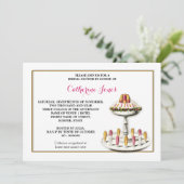 Invitation Les desserts vintages au thé haut (Debout devant)