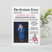 Invitation Les diplômés de l'époque de l'allaitement (Debout devant)