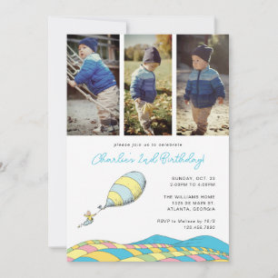 Invitation Les Endroits où tu iras ! Boy Birthday Photo