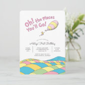 Invitation Les Endroits où tu iras ! | Fille premier annivers (Debout devant)