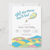 Invitation Les Endroits où tu iras ! | Premier anniversaire d (Devant)