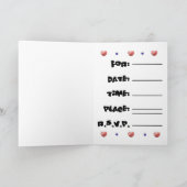 Invitation Les Enfants de Monkey Party (Intérieur)