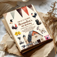 Les enfants des animaux de la ferme Fête d'anniver