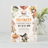 Invitation Les enfants Spooktacular Halloween Costume Party (Debout devant)