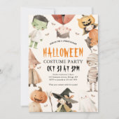Invitation Les enfants Spooktacular Halloween Costume Party (Devant)