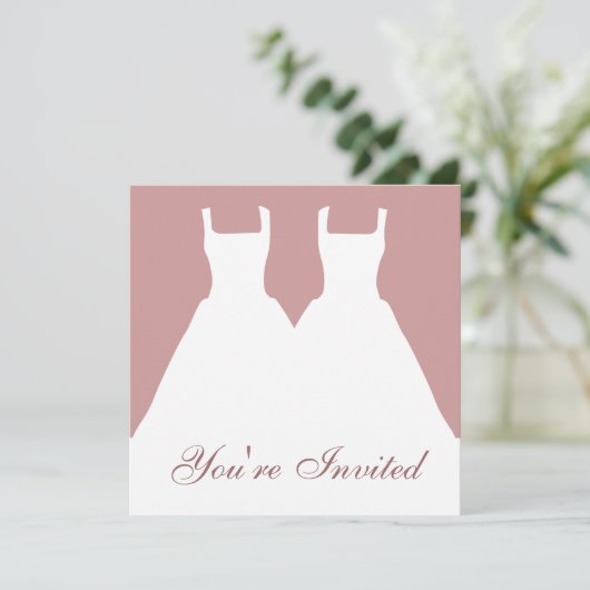 Invitation Les épouses (Debout devant)