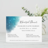 Invitation Les étoiles alignées Dîner de répétition invitatio (Debout devant)