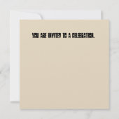 Invitation Les femmes bien conduites font rarement l'histoire (Dos)