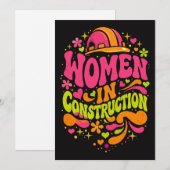 Invitation Les femmes dans la construction : un empowerment r (Devant / Derrière)