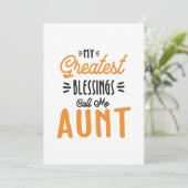 Invitation Les Femmes Mes Plus Grandes Bénédictions M'Appelen (Debout devant)