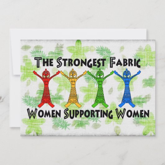 Invitation Les femmes qui aident les femmes (Devant)