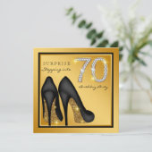 Invitation Les femmes surprennent 70ème anniversaire (Debout devant)