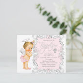 Invitation Les filles Angel Baptême (Debout devant)