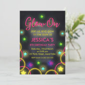 Invitation Les Filles Gluent Dans L'Invitation D'Anniversaire (Debout devant)