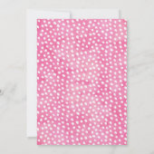 Invitation Les Filles Pink Green Dans Un Melon Premier Annive (Dos)