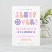 Invitation Les Filles Rétro dorment au-dessus de la fête (Debout devant)